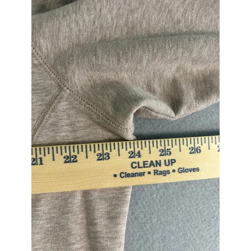 Criquet Quarter Zip Pullover Mens XL Tan Heathered Greenbrier Modal‎ Blend Soft